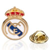 Real Madrid Crest Pin Badge, N/A