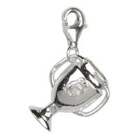 real madrid cup charm sterling silver silver