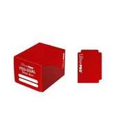 red pro dual deck box 120 cards