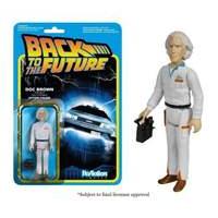 reaction back to the future doc brown 3 34inch retro action figure fun ...
