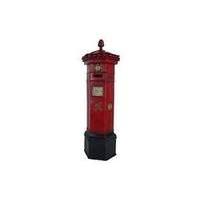 Red Post Box 1:6-scale