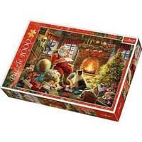 resting by the fireplace puzzle 1000 piece