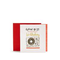 Record Player Birthday Card