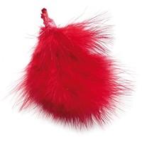 Red Decorative Feathers