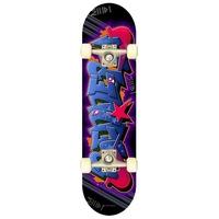 renner a series blue graffiti complete skateboard