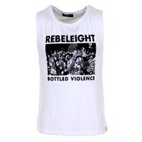 Rebel8 Womens Bottled Violence T-Shirt - White