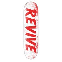 ReVive Sketch Skateboard Deck - White/Red
