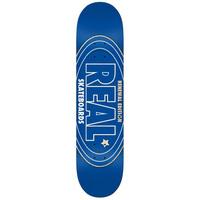 Real Renewal Oval PP Skateboard Deck - Blue 7.75\