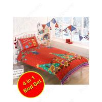Reindeer 4 in 1 Junior Bedding Bundle (Duvet + Pillow + Covers)