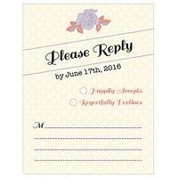 Retro Rose RSVP