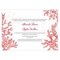 Reef Coral Invitation