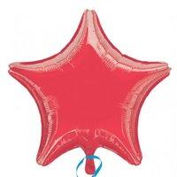 Red Star Foil Party Balloon