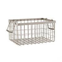 rectangular wire basket