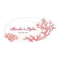 Reef Coral Large PVC Sticker