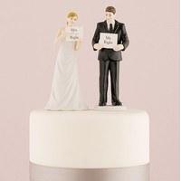 Read My Sign - Bride and Groom Figurines - Bride Figurine
