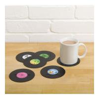 Retro Vinyl Coasters