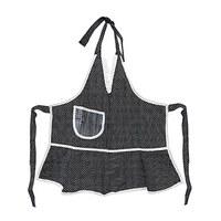 Retro Style Mini Dot Apron with V-Neck