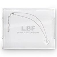 Rectangular Acrylic Tray - Bold Monogram Etching