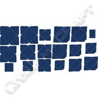 Rectangle and Square Envelope Stencils - 8 of each 388216