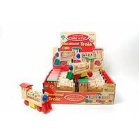 Red Wooden Educational Train