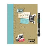 Retro Blue Doodle Smash Folio
