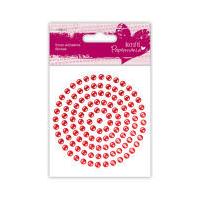 Red Adhesive Gemstones 5mm 118 Pack