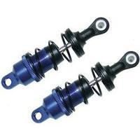 Reely 01:10 Aluminium hydraulic shock absorbers Ice blue (metallic) with tuning springs Black Length 66.9 mm