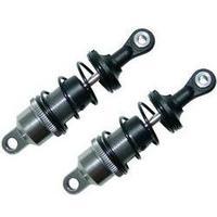 Reely 01:10 Aluminium hydraulic shock absorbers Titanium with tuning springs Black Length 66.9 mm 2 pc(s) N/