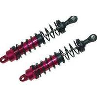 reely 110 aluminium hydraulic shock absorber red metallic incl springs ...