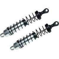 Reely 1:10 Aluminium hydraulic shock absorber Aluminium (polished) incl. springs Black 100.7 mm 2 pc(s)