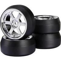 reely 110 road version wheels drift 6 spoke chrome 1 pcs