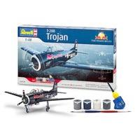 revell gift set t 28 trojan flying bulls aircraft plastic model kit