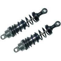 Reely 01:10 Aluminium hydraulic shock absorbers Titanium with tuning springs Black Length 84.4 mm 2 pc(s) N/