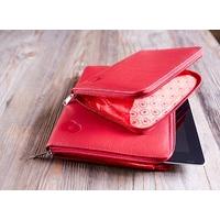 Red Leather Tablet Cover