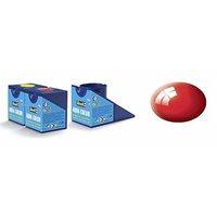 Revell Acrylics (aqua) - 18ml - Aqua Fiery Red Gloss - (rv36131)