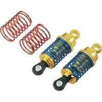 reely 110 aluminium hydraulic shock absorber gold incl springs blue me ...