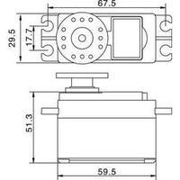 reely custom servo ds8203 mg digital servo gear box material metal con ...