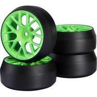 reely 110 road version wheels drift y spoke green 1 pcs