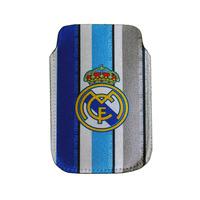 Real Madrid Unisex Stripe Smartphone Pouch, Multi-colour