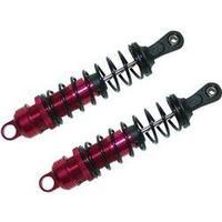 Reely 1:8Aluminium hydraulic shock absorbersRed (metallic) with tuning springs Black Length 109 mm 2 pc(s) N