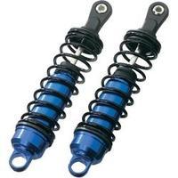 Reely 1:10 Big Bore Aluminium hydraulic shock absorbers Blue (metallic) with tuning springs Black Length 109