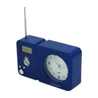Real Madrid Unisex Official Radio With Clock, Blue