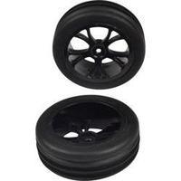 Reely 1:10 Buggy Wheels Rillen Reifen 5-double spoke Black 1 pair