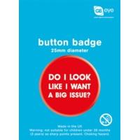 Red Big Issue Button Badge