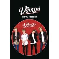 Red The Vamps Vinyl Sticker