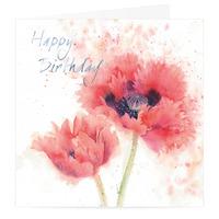 Red Poppy Card