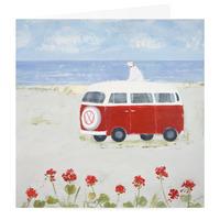 Red Camper Card