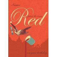 Red | Birthday Card