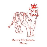 Red Tiger | Christmas Card