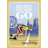 ready steady go | birthday card